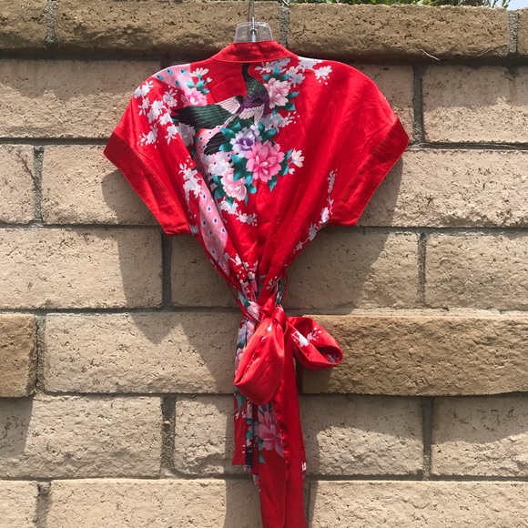 Japanese style tails top with long waist tyeback - Picture 3 of 5